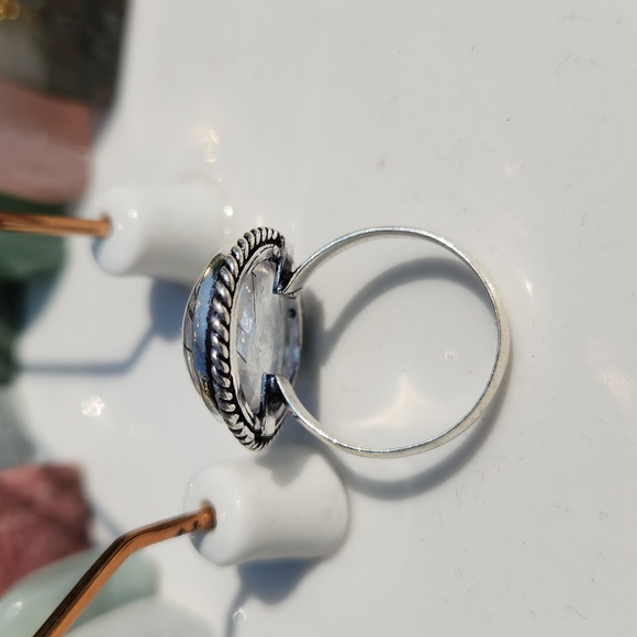 Natural Black Rutile Ring - Picture 8 of 8